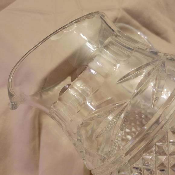 Cut glass pitcher - Picture 6 of 8